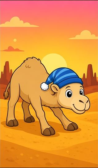 Camel standing up